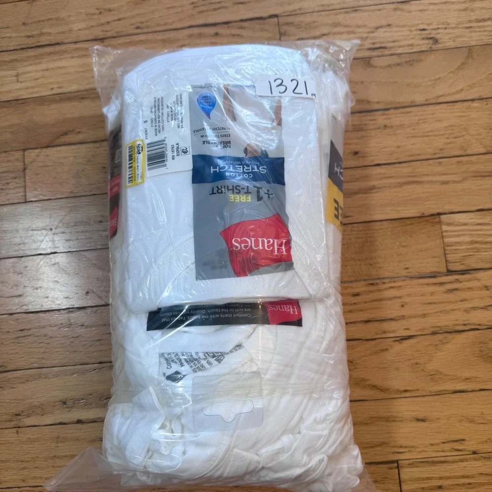 Hanes mens white